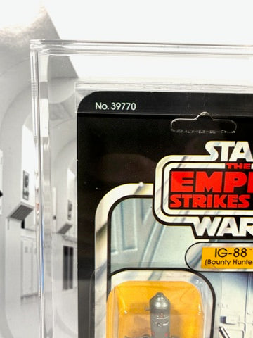 Vintage Star Wars 1980 Kenner IG-88 MOC ESB Revenge Offer AFA Graded 80