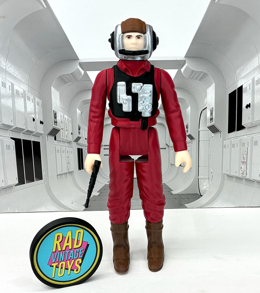 Star Wars Custom Kenner Style 11" B-WIng Pilot 3D Printed Figure
