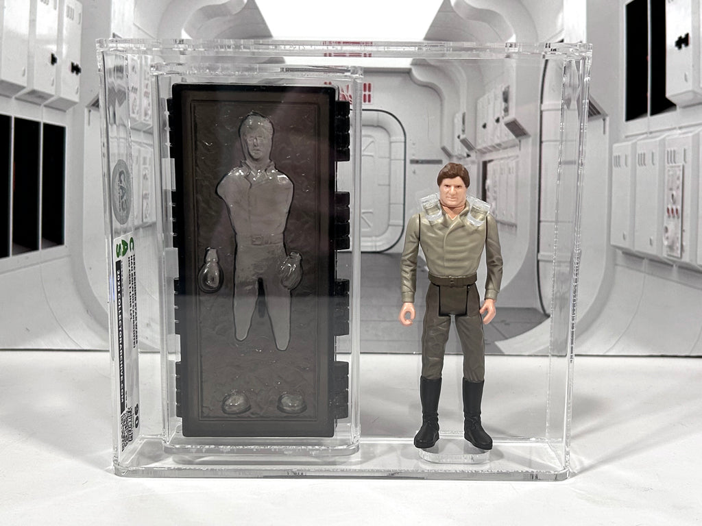 Vintage Star Wars Han Solo in Carbonite Last 17 Power of the Force CAS 90