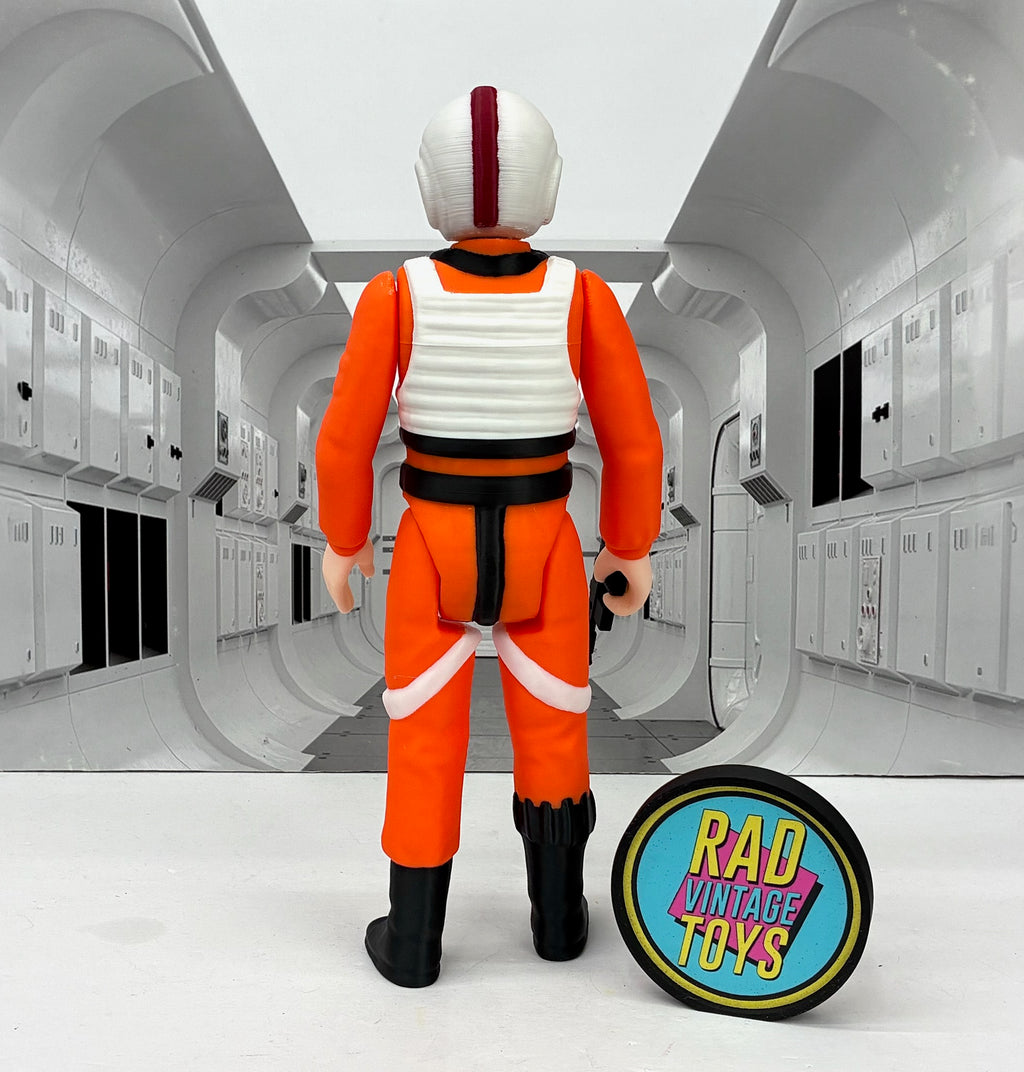 Star Wars Custom Kenner Style 11" Luke X-Wing Pilot 3D Printed Figure