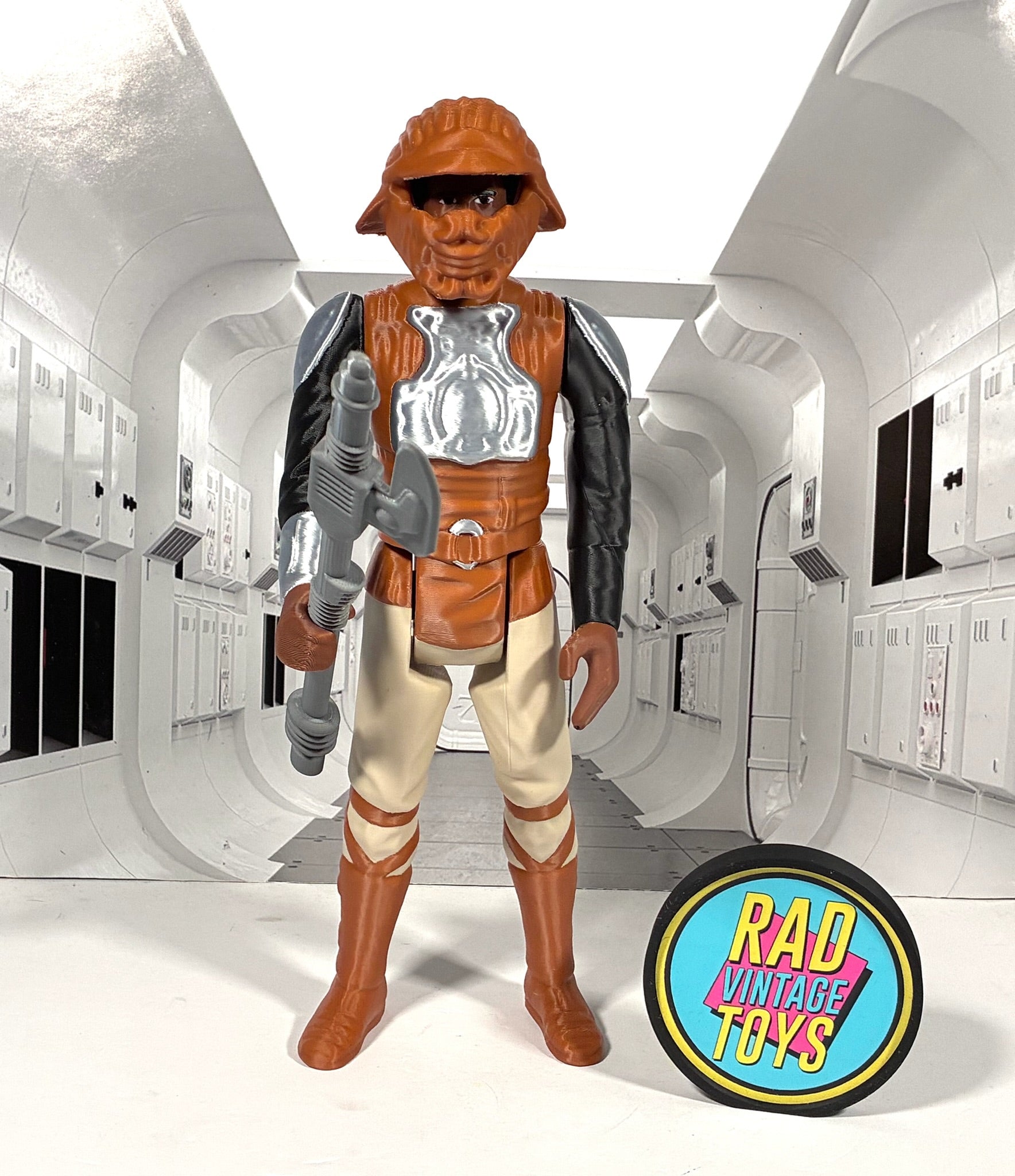 Star Wars Custom Kenner Style 11" Lando Calrissian Skiff Guard 3D Printed Figure