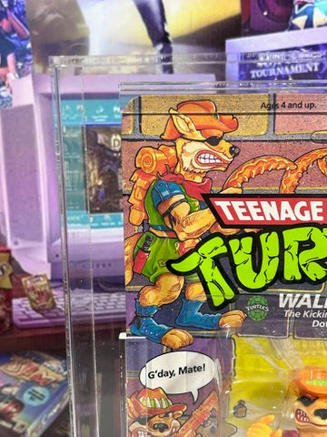 Vintage 1991 TMNT MOC WALKABOUT 46 Back Series 4 Graded CAS 80 Playmates