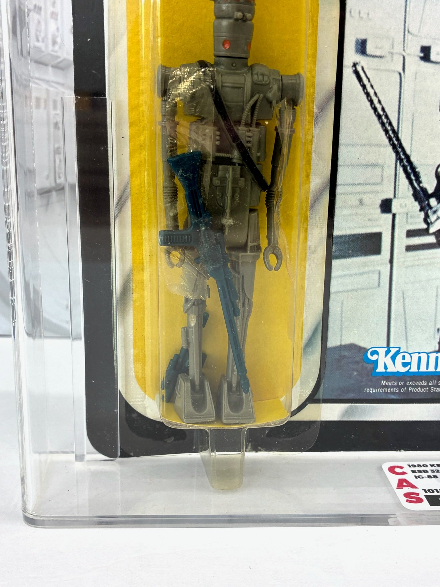 Vintage Star Wars 1980 Kenner IG-88 MOC ESB 32A CAS Graded 80