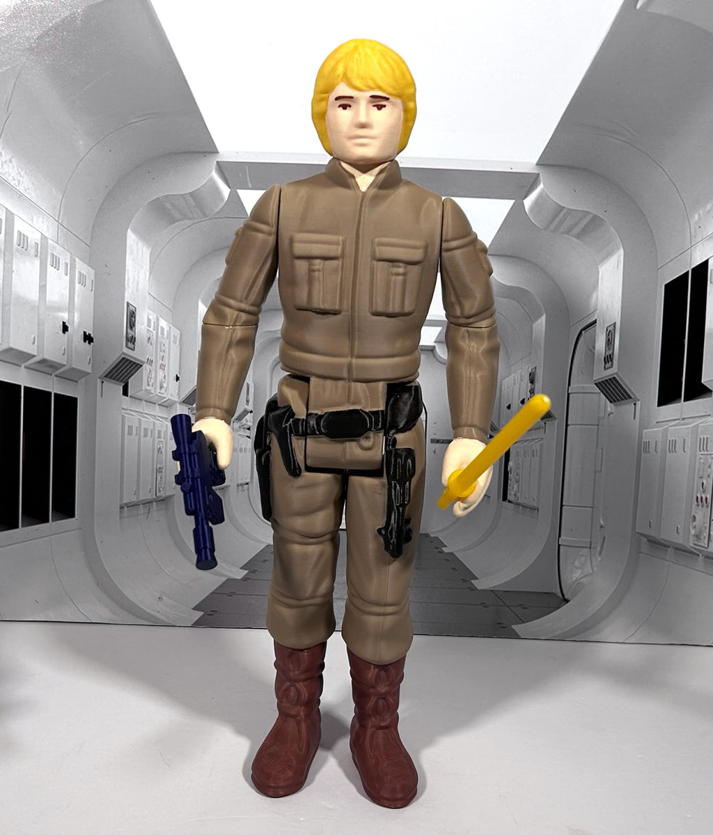 Star Wars Custom Vintage Kenner Style 11" Bespin LUKE SKYWALKER Figure 3D Print