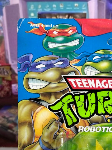 Vintage 1993 TMNT MOC Robotic Rocksteady Teenage Mutant Ninja Turtles Playmates