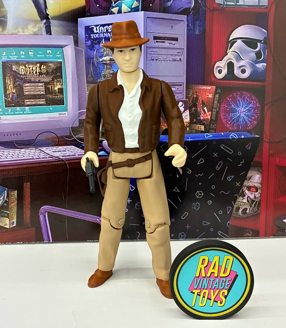 Star Wars Custom Kenner Style 11" Indiana Jones 3D Printed Figure