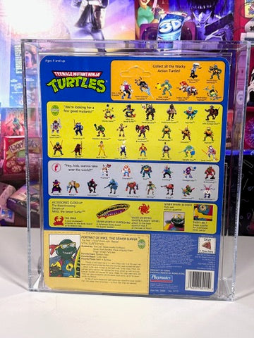 Vintage 1990 TMNT MOC MIKE THE SEWER SURFER Graded CAS 75 Playmates