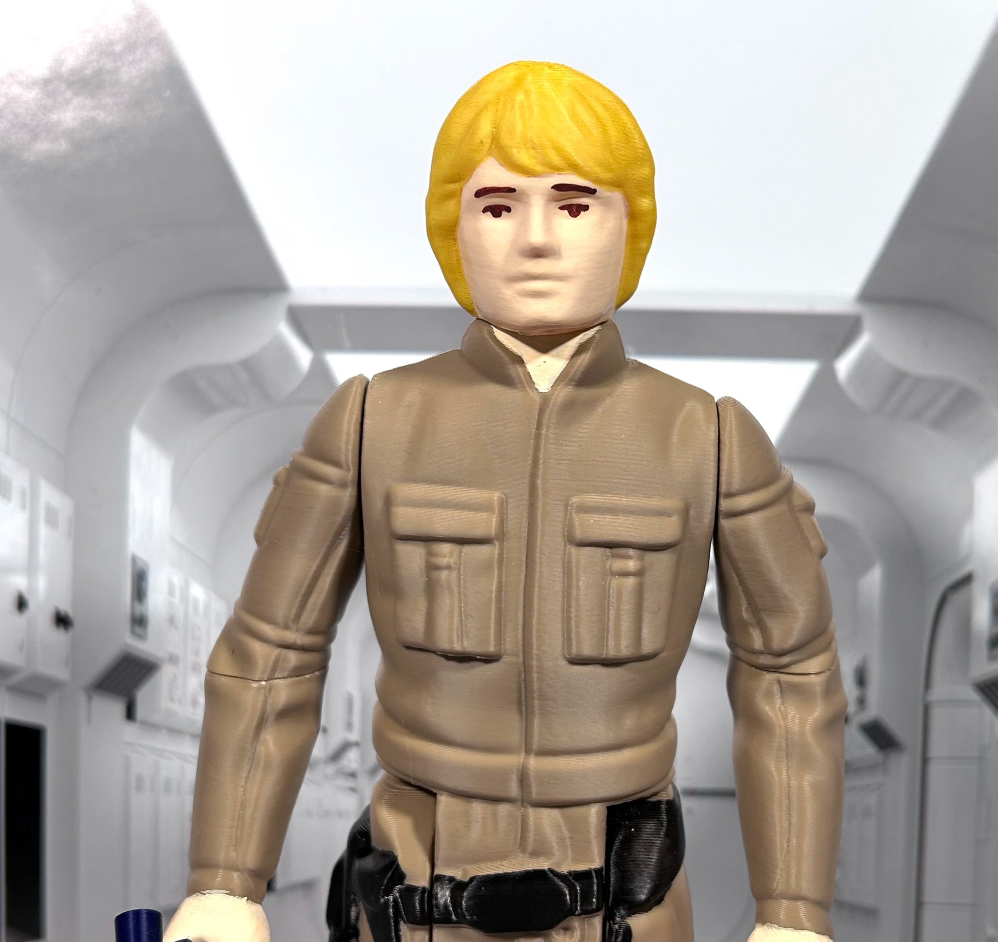 Star Wars Custom Vintage Kenner Style 11" Bespin LUKE SKYWALKER Figure 3D Print