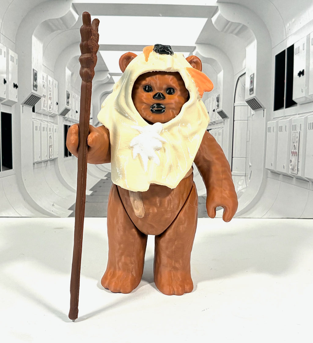 Star Wars Custom Vintage Kenner Style 7" PAPLOO Action Figure 3D Print