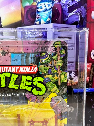 Vintage 1988 TMNT MOC DONATELLO Series 1 - 10 Back Graded CAS 75+ Playmates