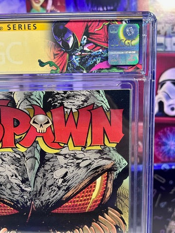 SPAWN #4 CGC 9.4 SIGNATURE SERIES by creator TODD MCFARLANE 1992