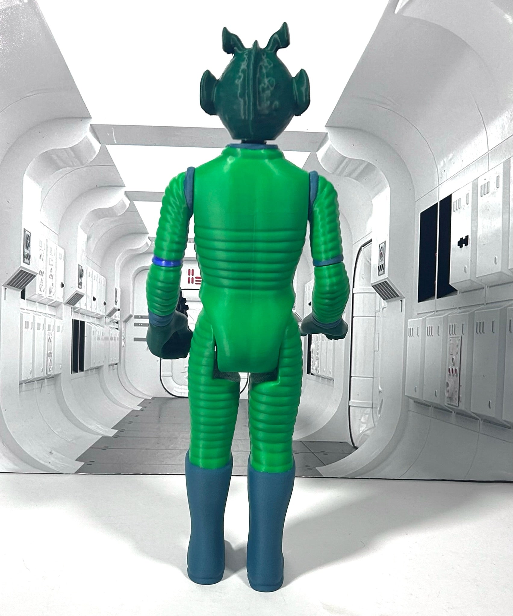 Star Wars Custom Vintage Kenner Style 11" GREEDO Action Figure 3D Print