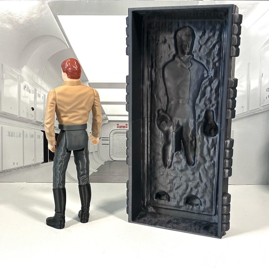 Star Wars Custom Vintage Kenner Style 11" HAN SOLO CARBONITE Action Figure 3D Print