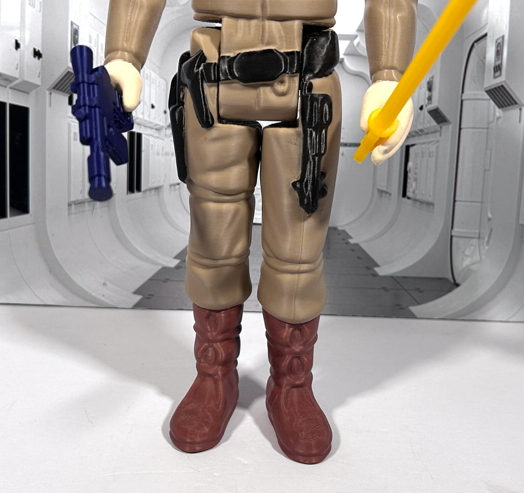 Star Wars Custom Vintage Kenner Style 11" Bespin LUKE SKYWALKER Figure 3D Print