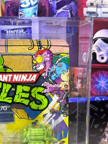 Vintage 1990 TMNT MOC SCUMBUG Teal Boot Graded AFA 80+ Playmates