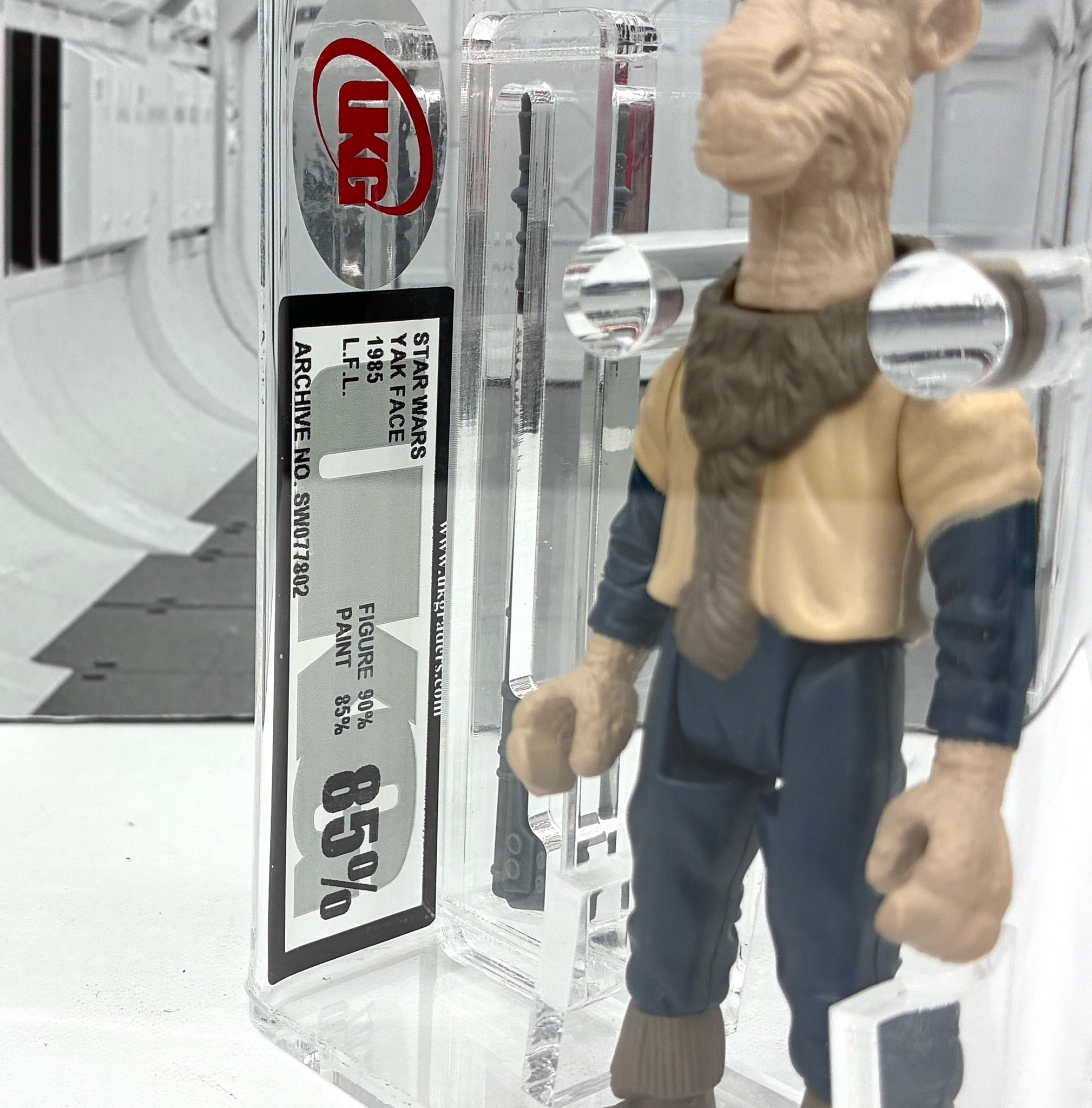 STAR WARS KENNER 1985 YAK FACE Last 17 ACTION FIGURE GRADED UKG 85 VINTAGE