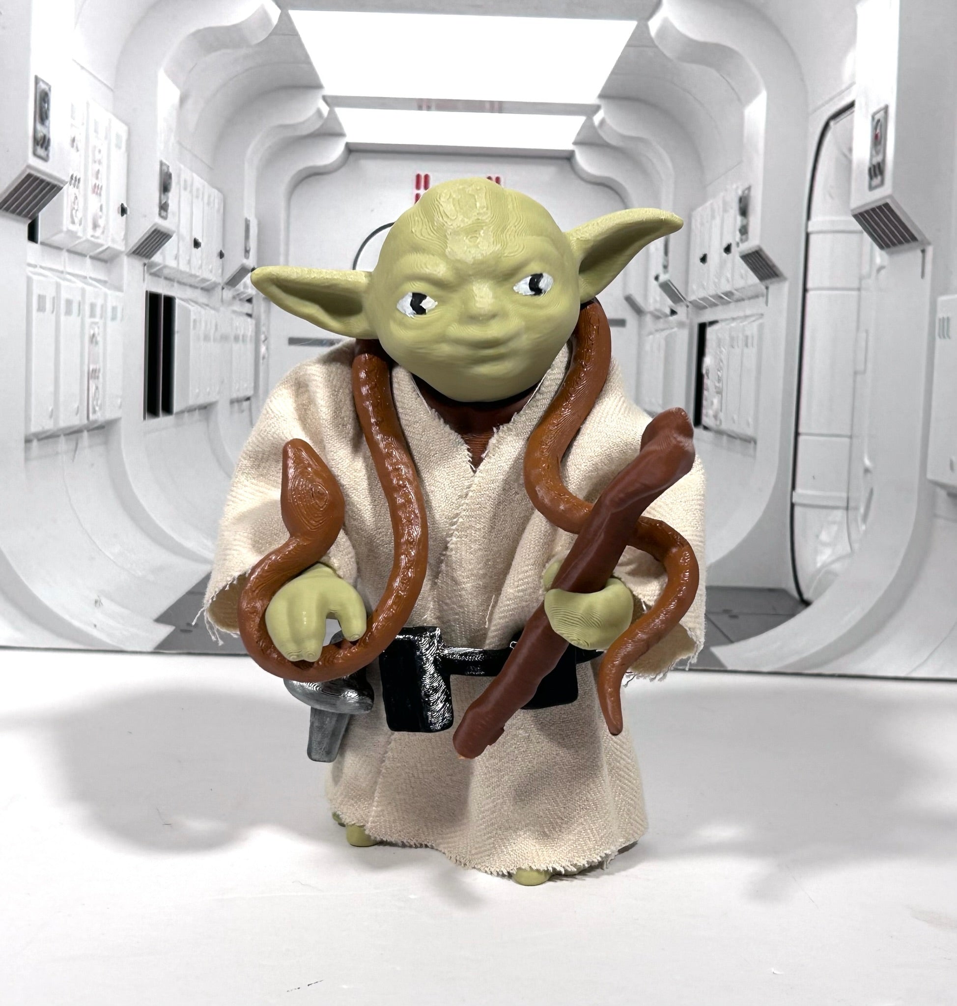 Star Wars Custom Vintage Kenner Style 6" YODA Figure 3D Print