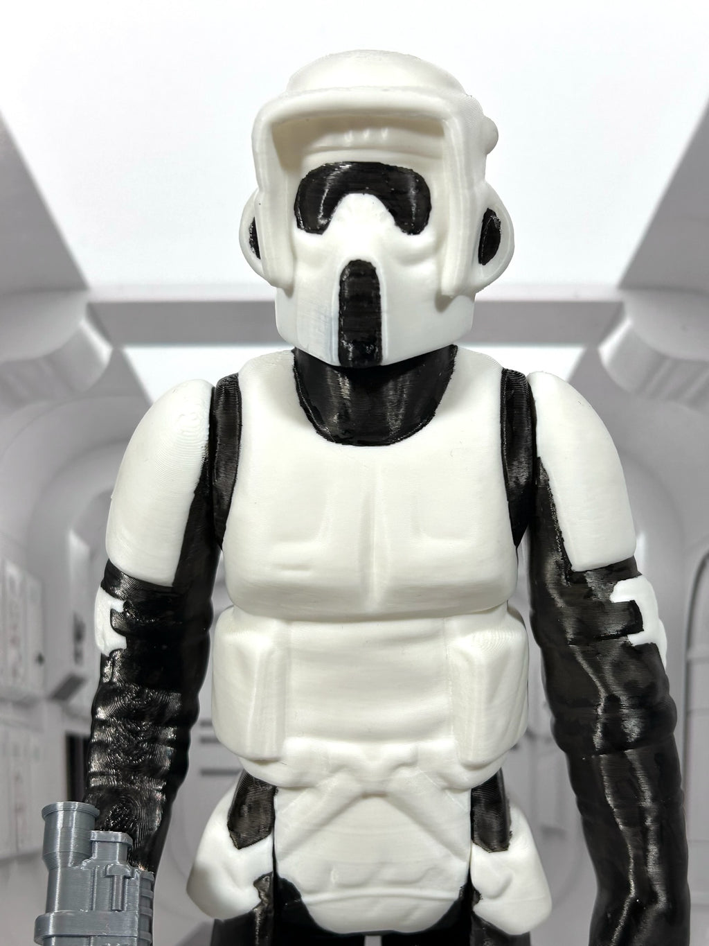 Star Wars Custom Vintage Kenner Style 11" BIKER SCOUT Action Figure 3D Print