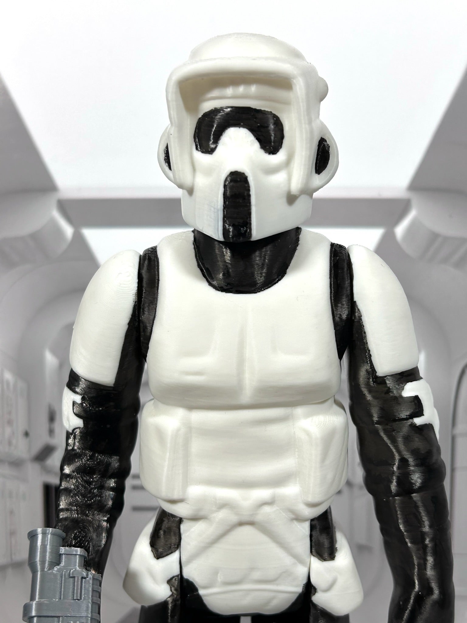 Star Wars Custom Vintage Kenner Style 11" BIKER SCOUT Action Figure 3D Print