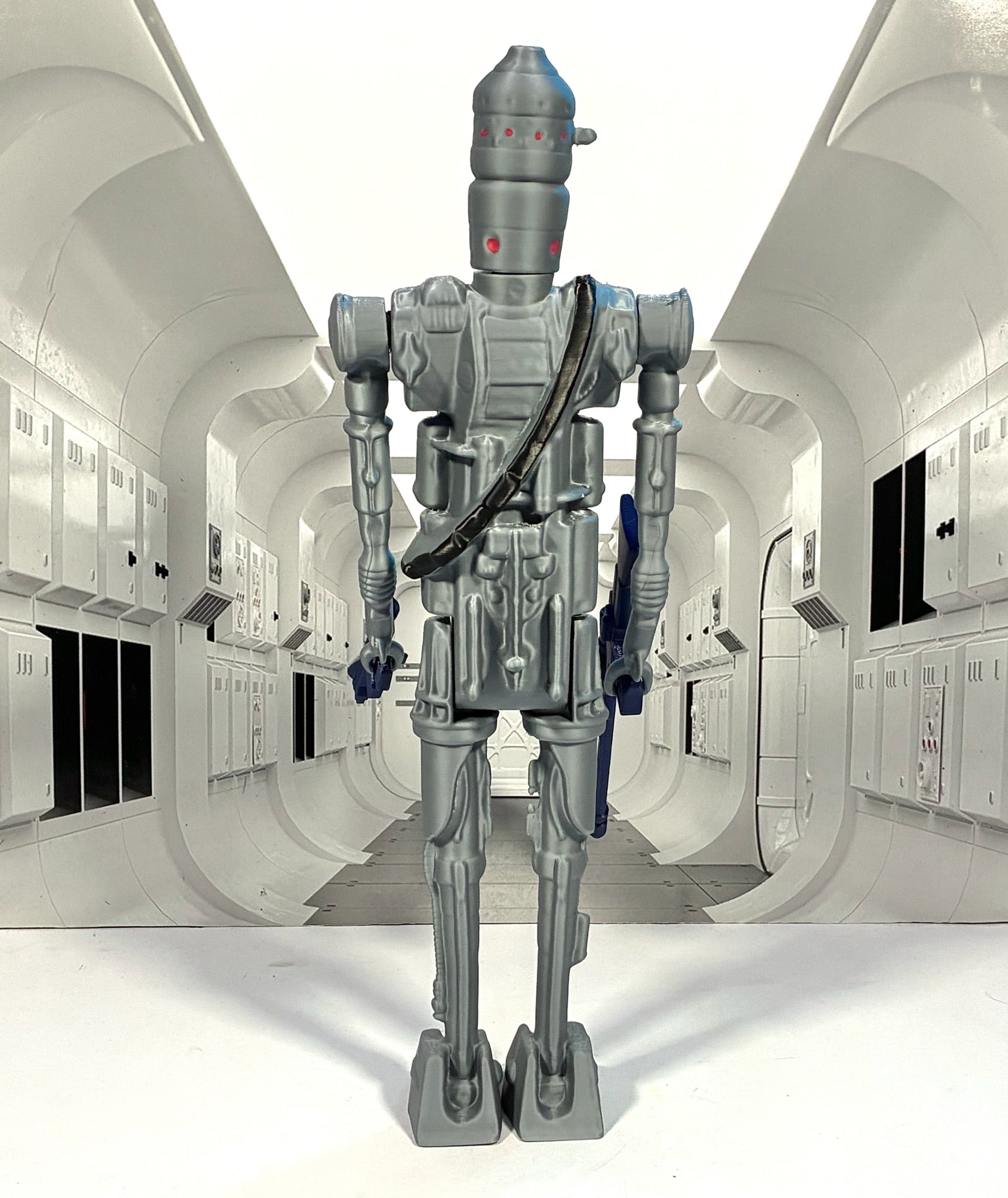 Star Wars Custom Vintage Kenner Style 13" IG-88 Action Figure 3D Print