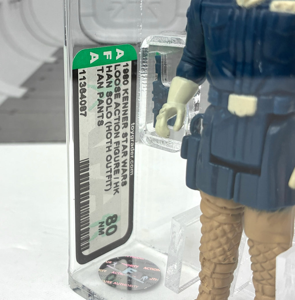 Vintage Star Wars 1980 Kenner HAN SOLO Hoth AFA 80