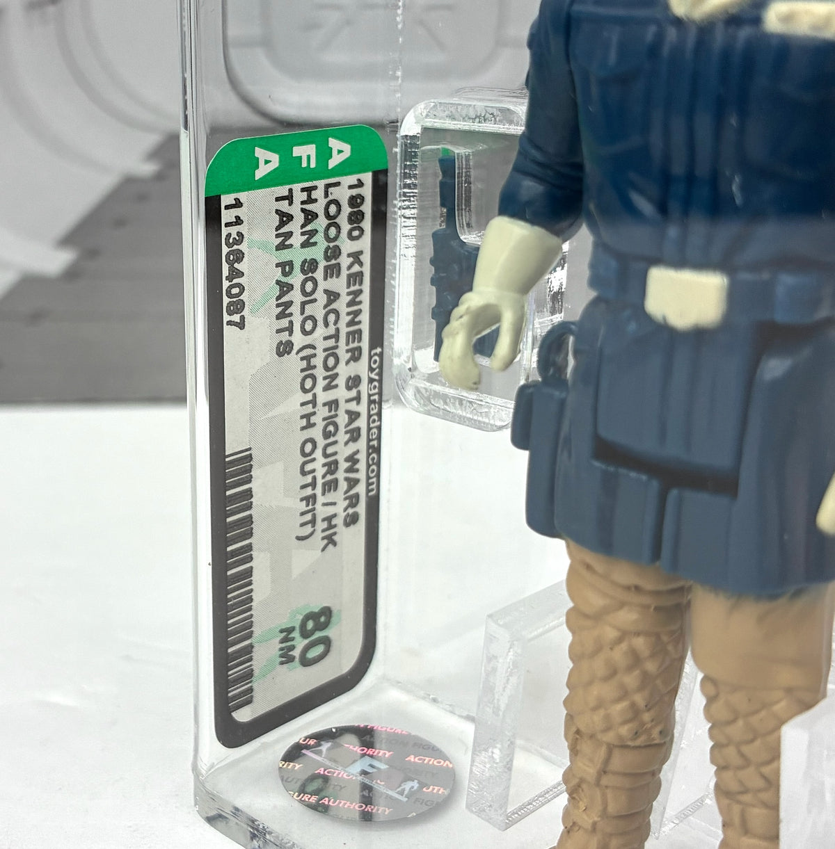 Vintage Star Wars 1980 Kenner HAN SOLO Hoth AFA 80