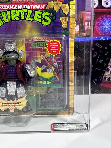 Vintage 1994 TMNT MOC Shogun DONATELLO BLACK ACC V1 Graded AFA 75 Playmates