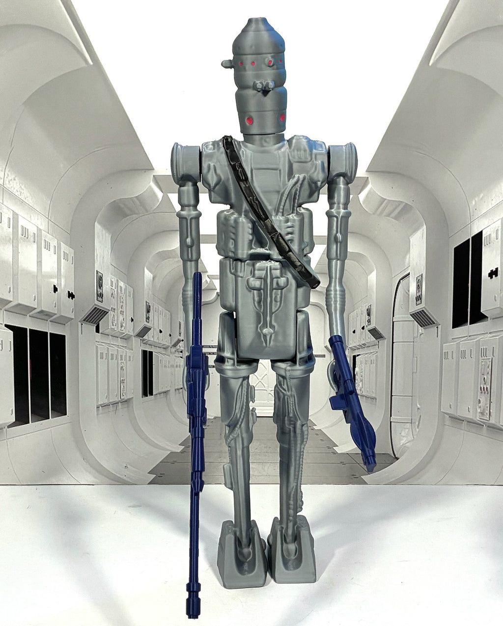 Star Wars Custom Vintage Kenner Style 13" IG-88 Action Figure 3D Print