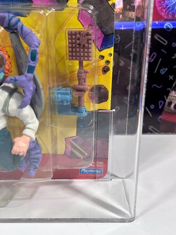 Vintage 1989 TMNT MOC BAXTER STOCKMAN 14 Back Series 2 Graded UKG 85 Playmates