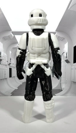 Star Wars Custom Vintage Kenner Style 11" BIKER SCOUT Action Figure 3D Print