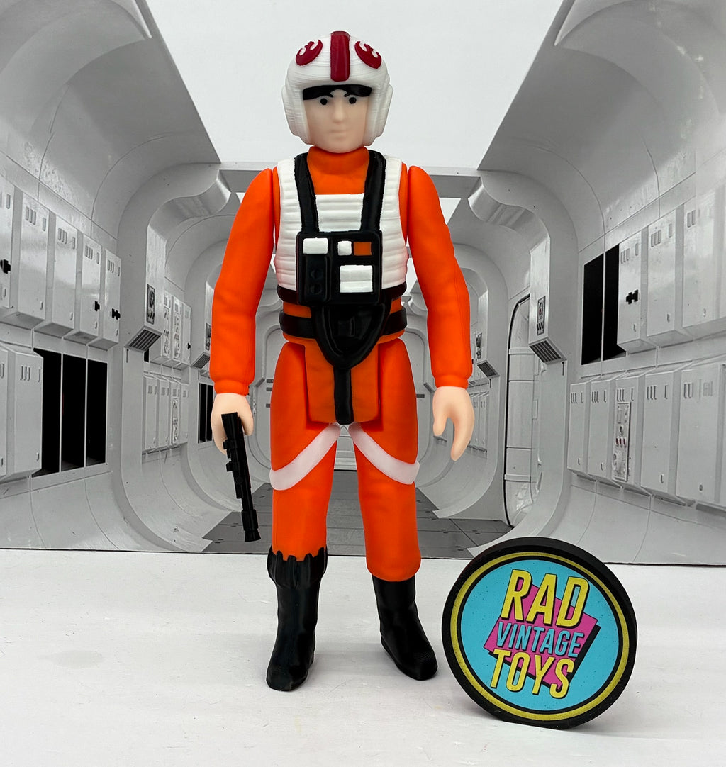 Star Wars Custom Kenner Style 11" Luke X-Wing Pilot 3D Printed Figure