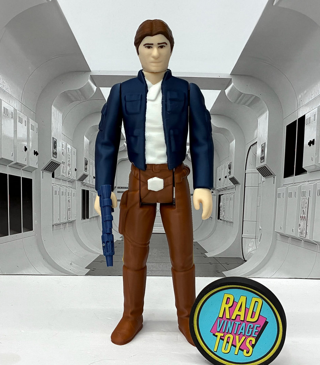 Star Wars Custom Kenner Style 11" Han Solo - Bespin 3D Printed Figure