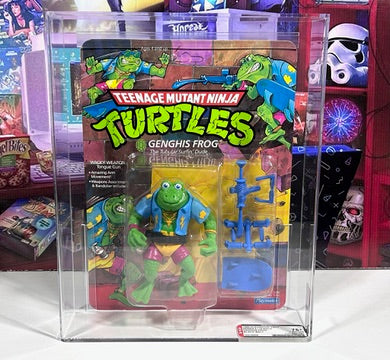 Vintage 1989 TMNT 14 BACK MOC GENGHIS FROG Graded CAFA 75+ Playmates