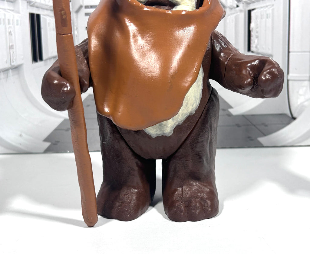 Star Wars Custom Vintage Kenner Style 6" WICKET Action Figure 3D Print
