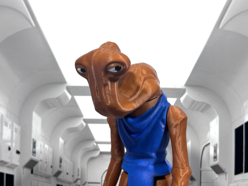 Star Wars Custom Kenner Style 12" HAMMERHEAD 3D Printed Figure