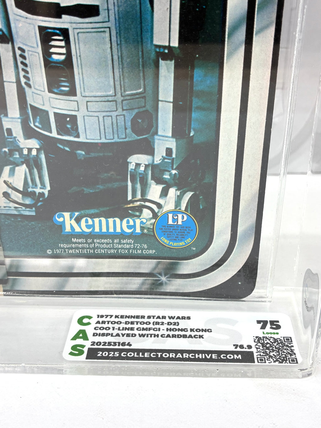 STAR WARS Kenner 1977 R2-D2 Figure LOOSE GRADED CAS 75 VINTAGE