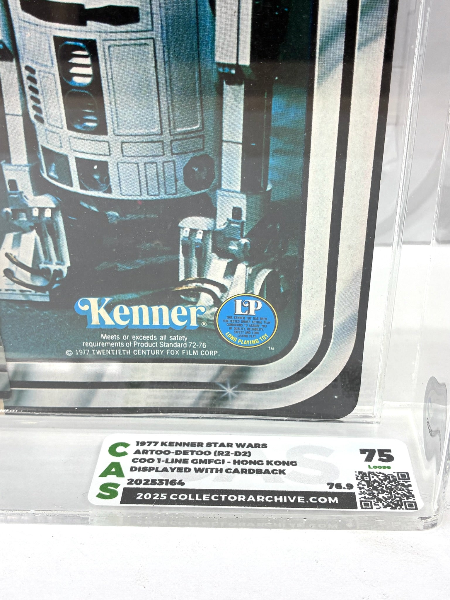STAR WARS Kenner 1977 R2-D2 Figure LOOSE GRADED CAS 75 VINTAGE