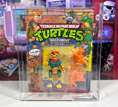 Vintage 1991 TMNT MOC WALKABOUT 46 Back Series 4 Graded CAS 80 Playmates
