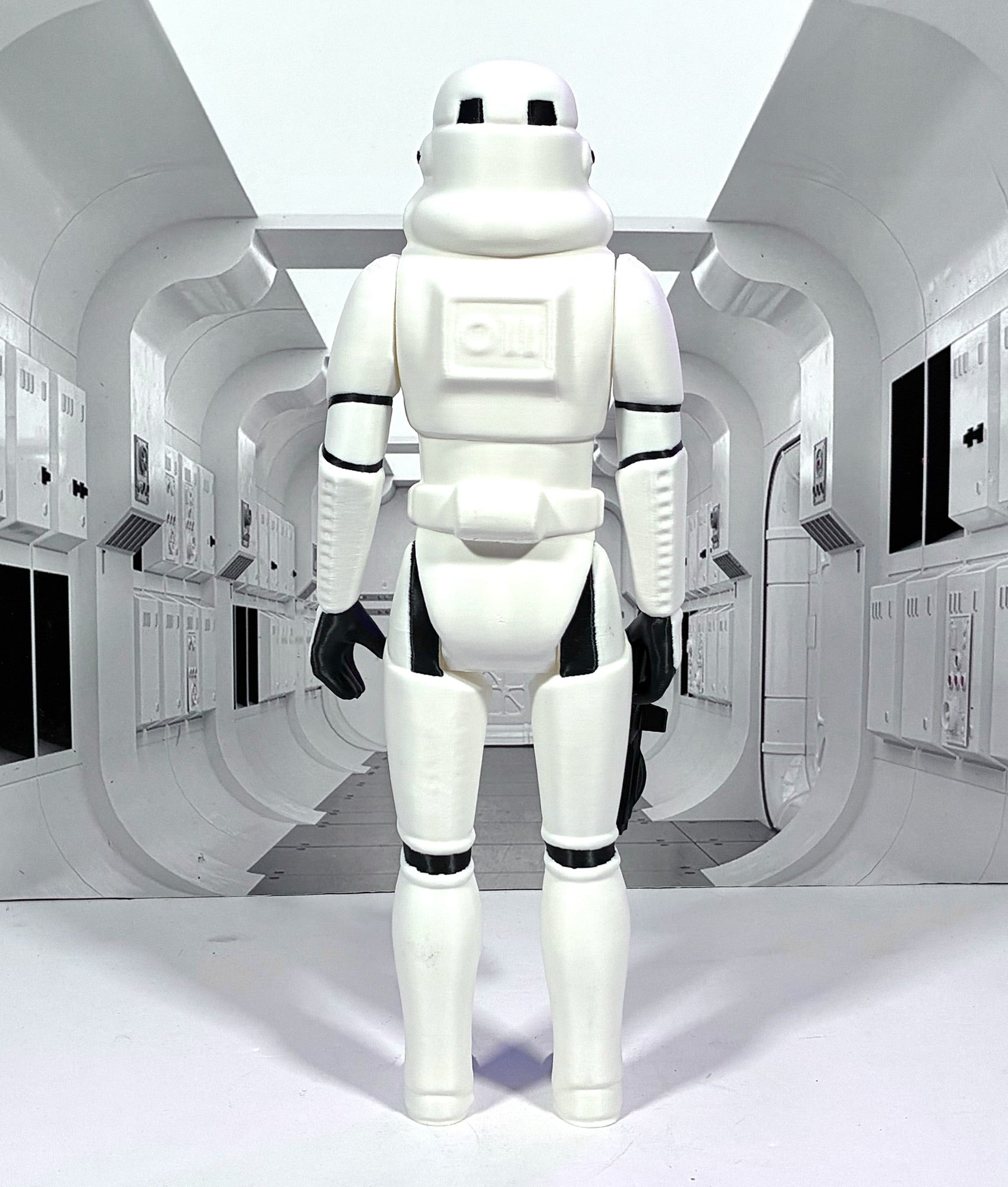 Star Wars Custom Vintage Kenner Style 11" STORMTROOPER Action Figure 3D Print