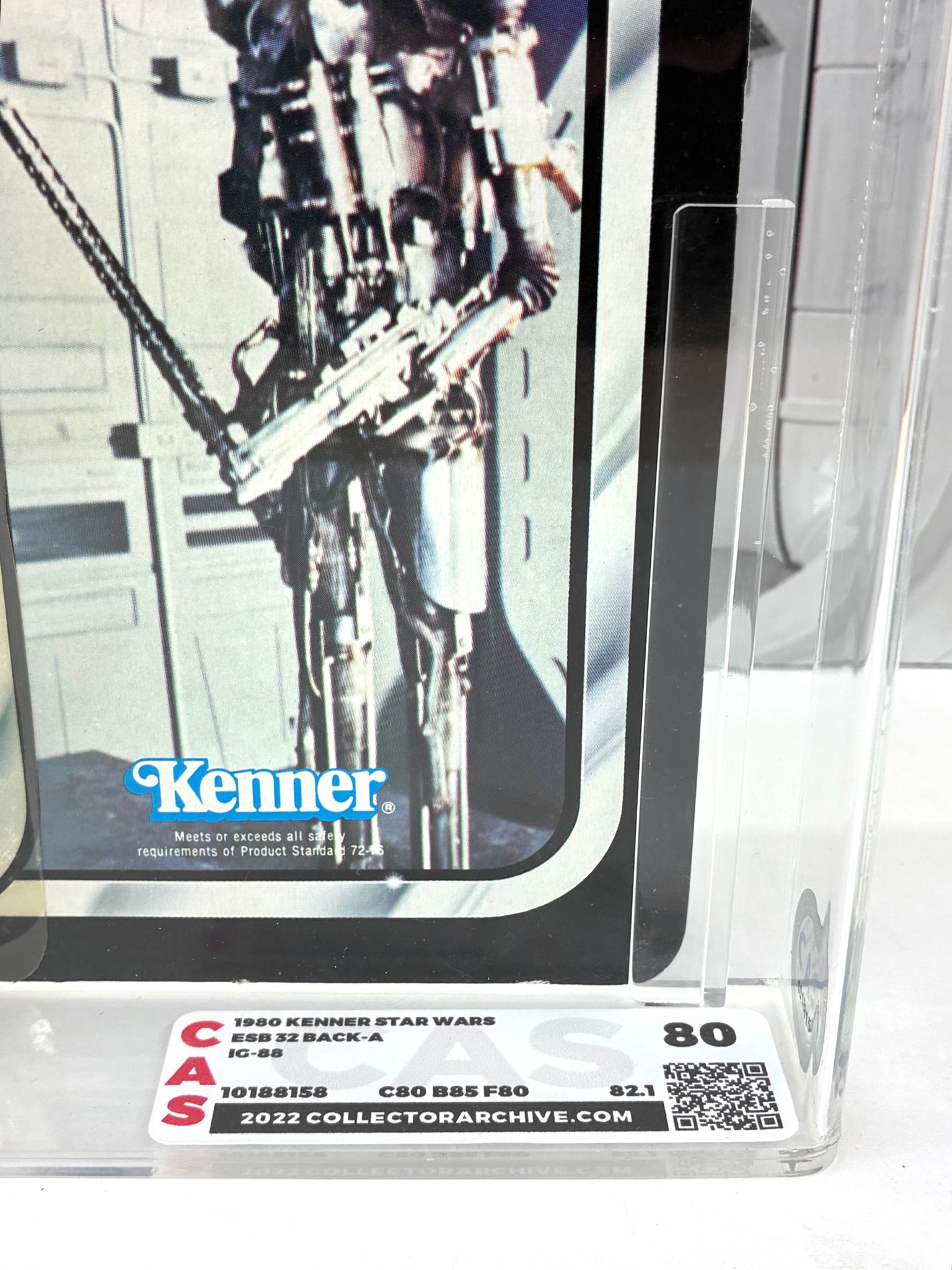 Vintage Star Wars 1980 Kenner IG-88 MOC ESB 32A CAS Graded 80
