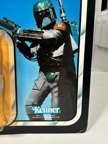 Vintage Star Wars 1983 Kenner BOBA FETT 77A Desert Scene MOC
