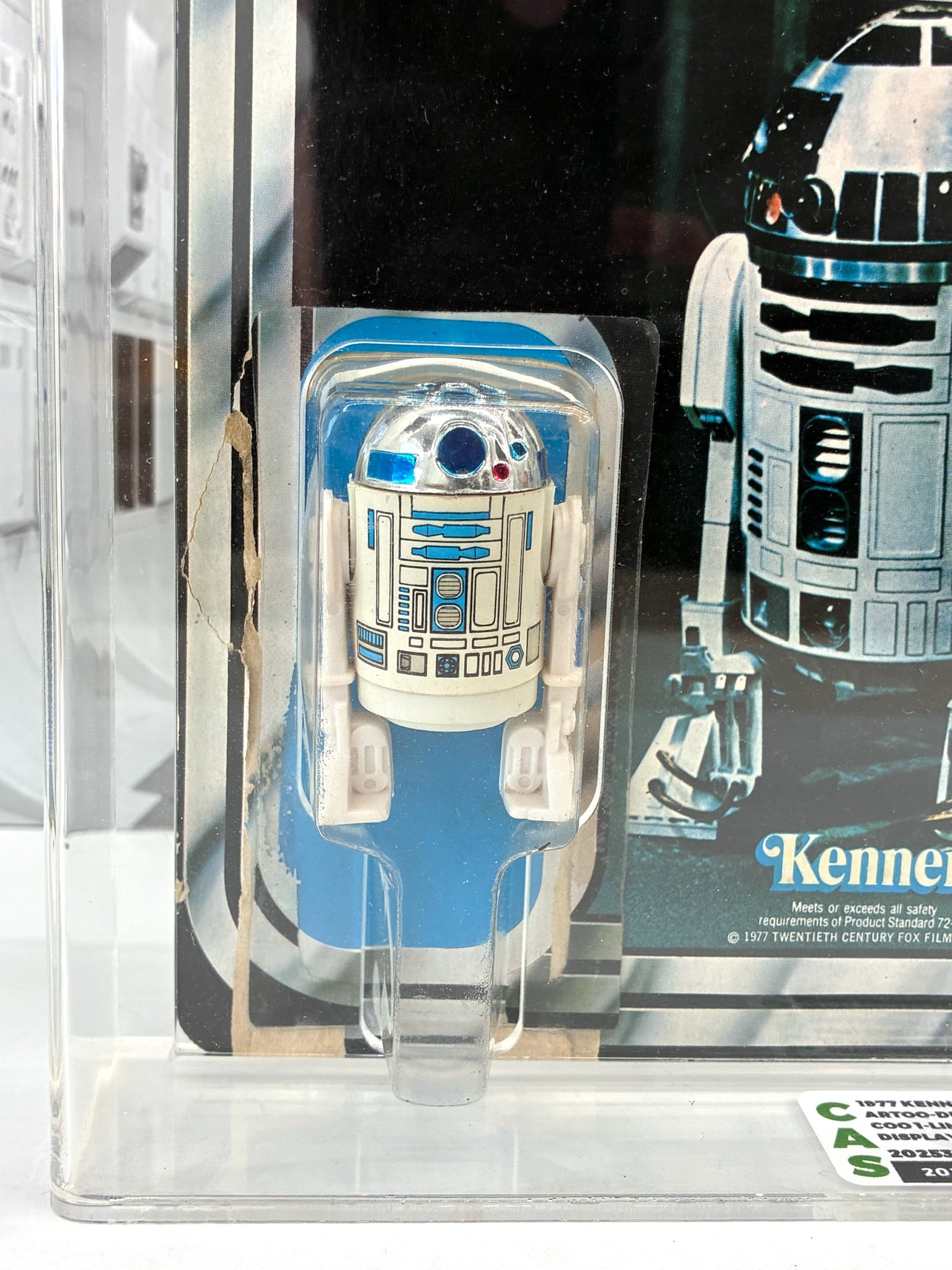 STAR WARS Kenner 1977 R2-D2 Figure LOOSE GRADED CAS 75 VINTAGE