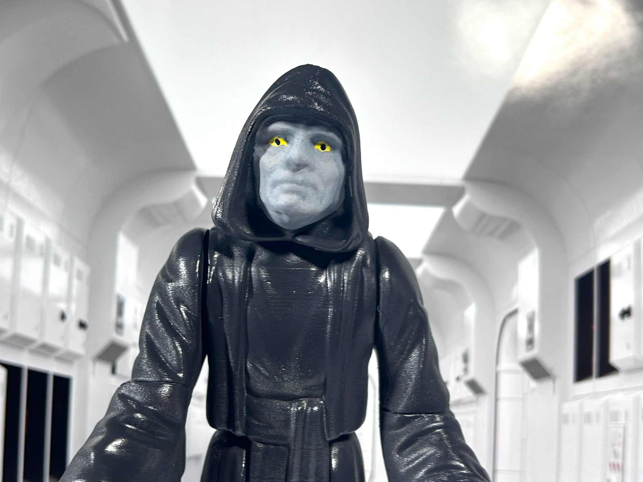 Star Wars Custom Vintage Kenner Style 11" EMPEROR Action Figure 3D Print