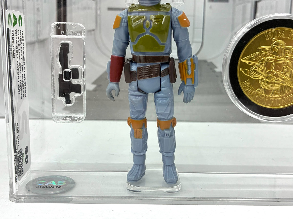 STAR WARS KENNER 1985 DROIDS BOBA FETT ACTION FIGURE GRADED CAS 90 VINTAGE