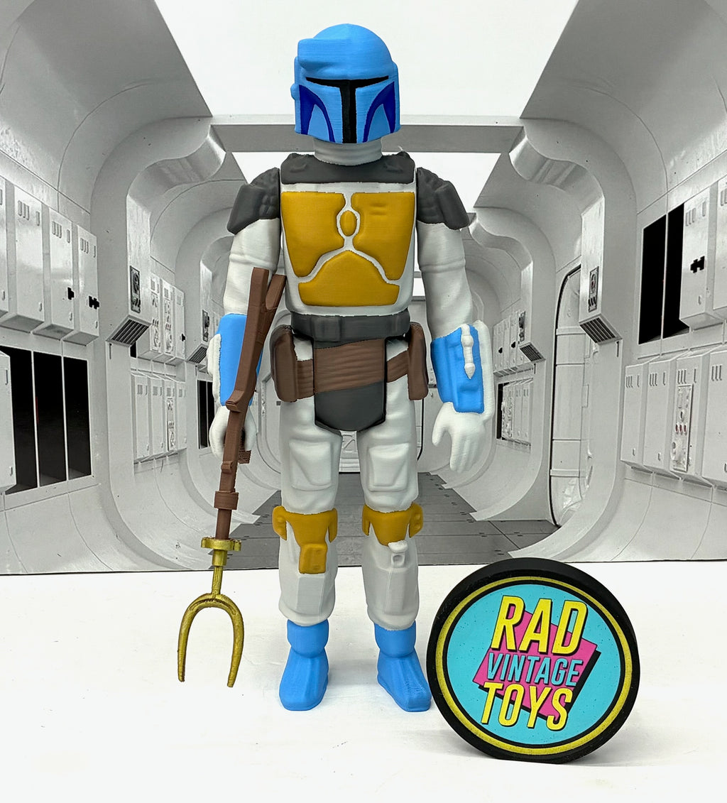 Star Wars Custom Kenner Style 11" Boba Fett Holiday Special/Droids 3D Printed Figure
