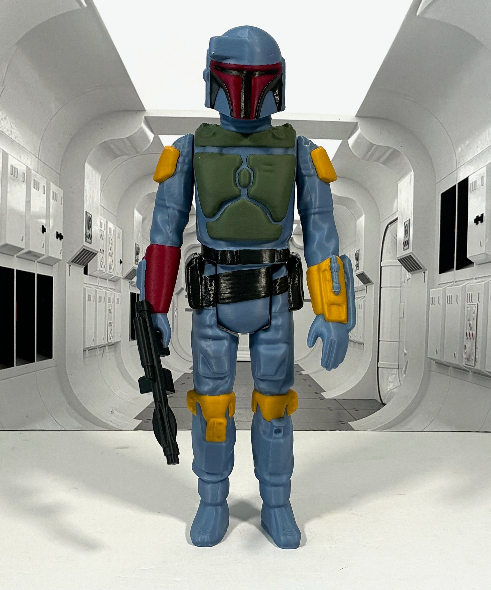 Star Wars Custom Vintage Kenner Style 11" BOBA FETT Figure 3D Print