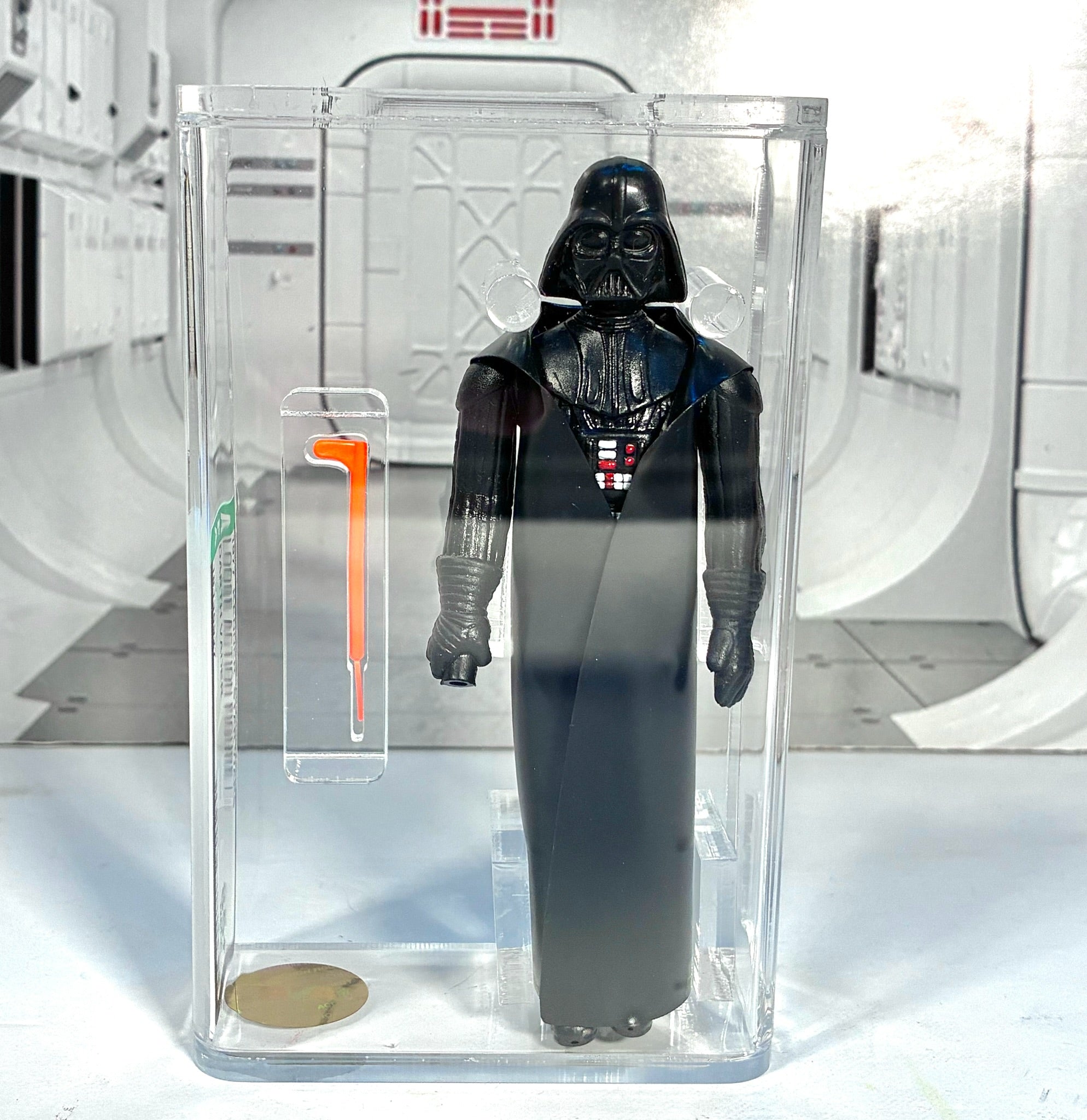 Vintage Star Wars Kenner 1977 DARTH VADER NO COO Figure Graded AFA 85+ GOLD