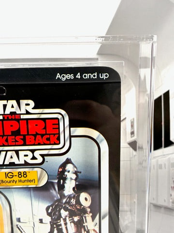 Vintage Star Wars 1980 Kenner IG-88 MOC ESB Revenge Offer AFA Graded 80