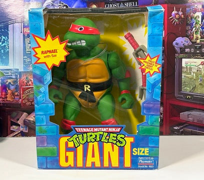 1989 Vintage TMNT GIANT Turtles Raphael Playmates SEALED