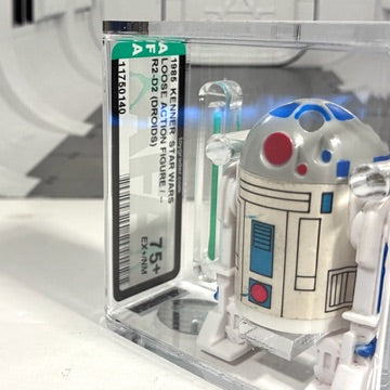 STAR WARS Kenner 1985 DROIDS R2-D2 Figure GRADED AFA 75+ VINTAGE